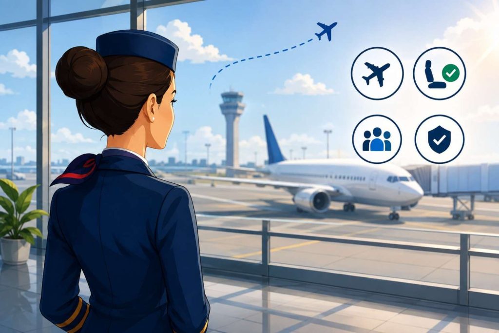 airline crew travel app